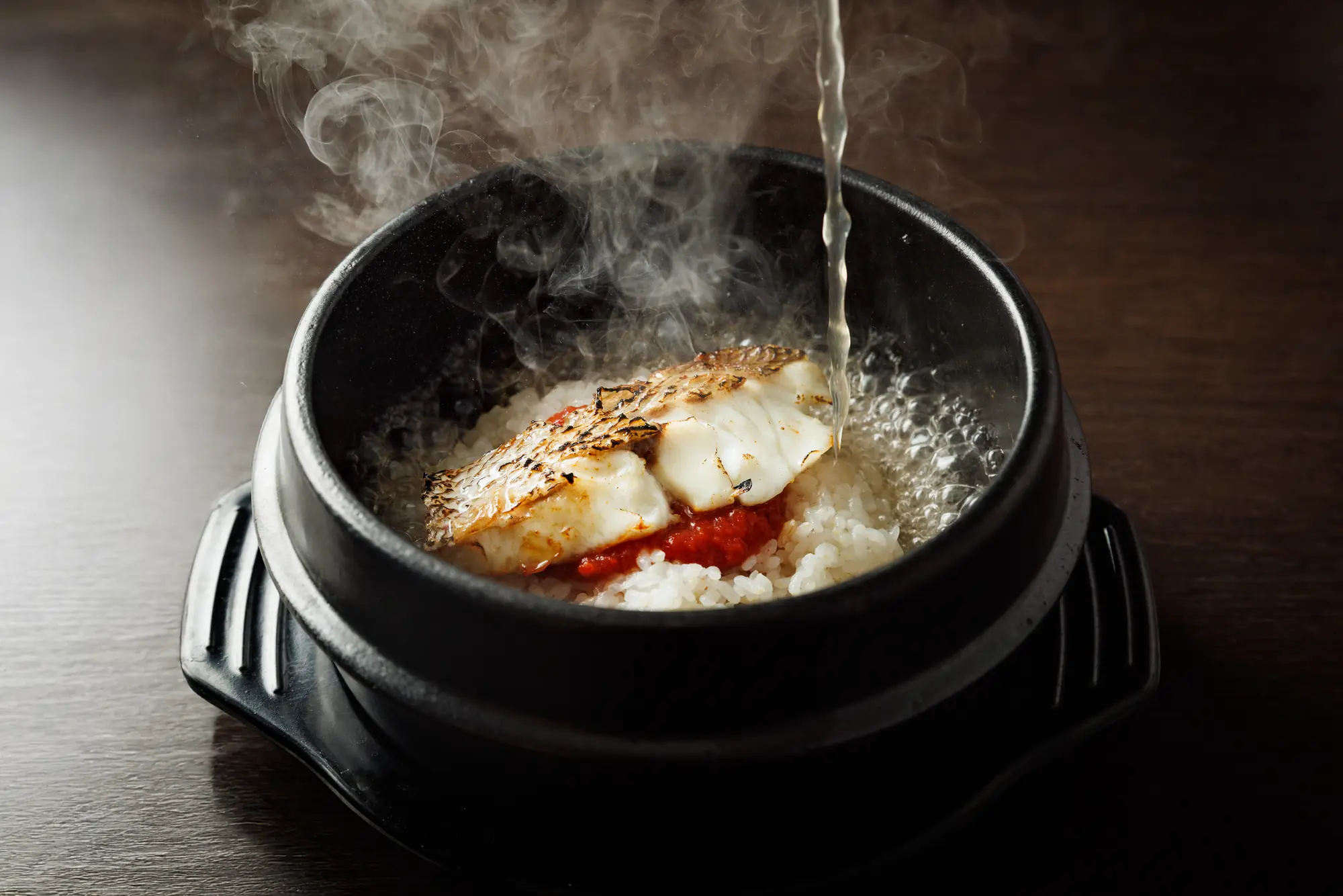 酒ダイニング つじ丸の石焼鯛めし