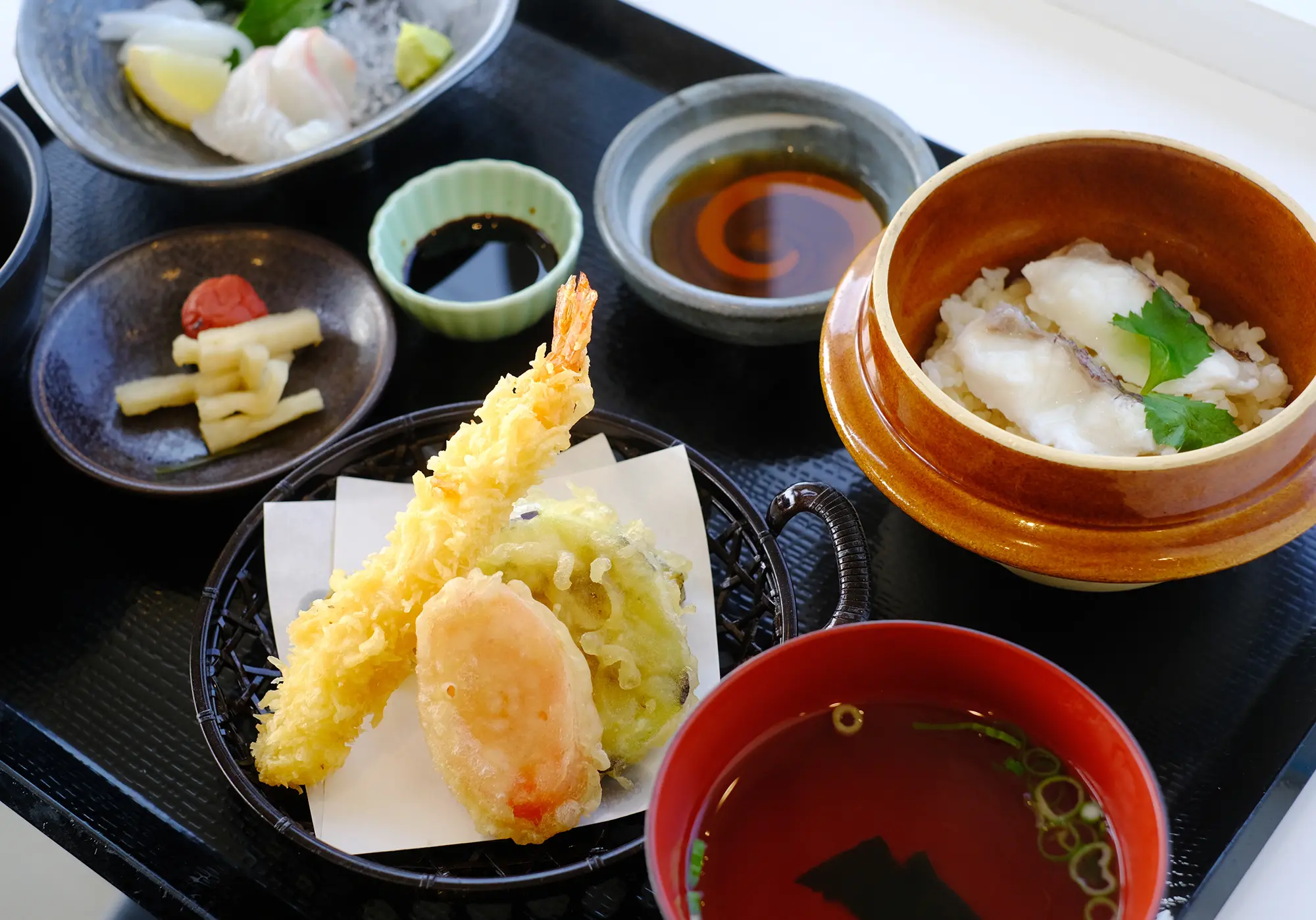 来島海峡サービスエリアの鯛めし御膳