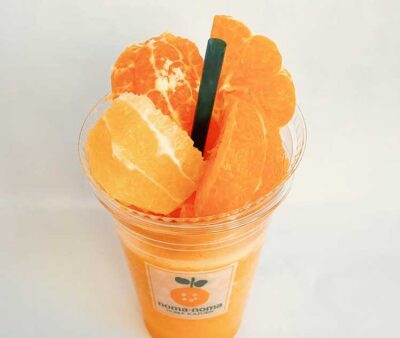 旬の柑橘生ジュース＋みかんトッピング