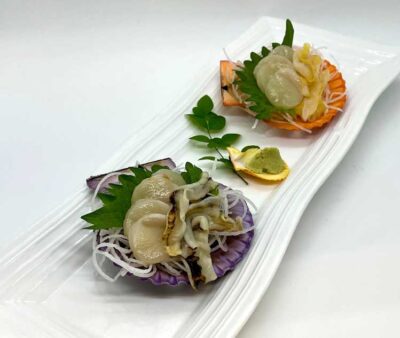 ヒオウギ貝の刺身