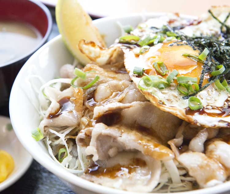 レモンポーク丼