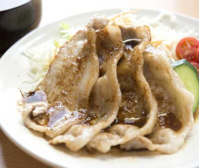 レモンポーク定食