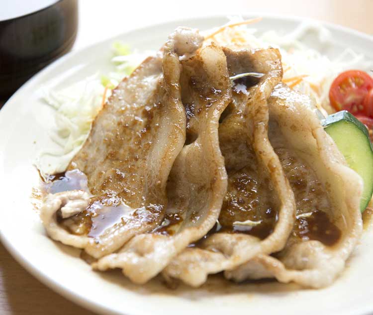 レモンポーク定食