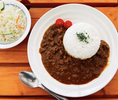 まつのジビエのスパイシーキーマカレー