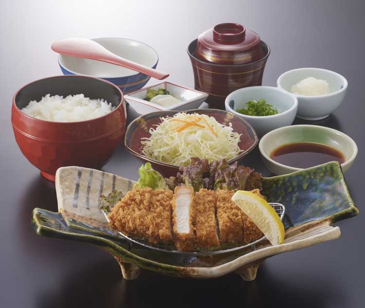 いも豚のロースかつ膳