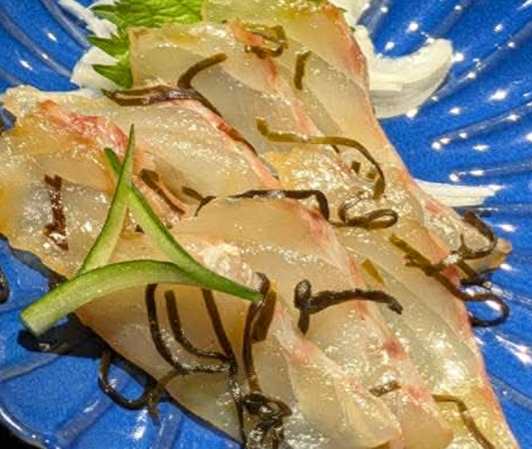 鯛の昆布締め