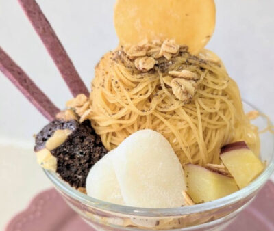 芋ンブランパフェ