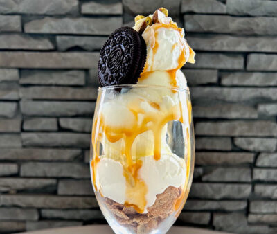 塩バターキャラメルパフェ